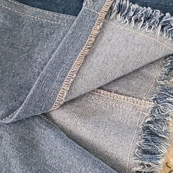 Venus Colorblock Denim Mini Dress - Picture 7 of 7